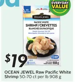 Sobeys OCEAN JEWEL Raw Pacific White Shrimp offer