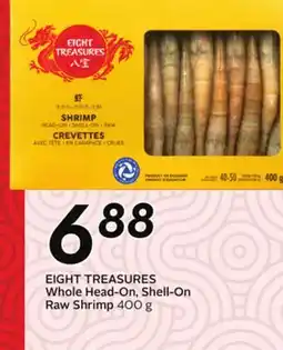 Sobeys EIGHT TREASURES Whole Head-On, Shell-On Raw Shrimp - Global Market offer