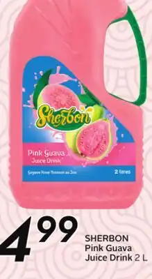 Sobeys SHERBON Pink Guava Juice Drink offer