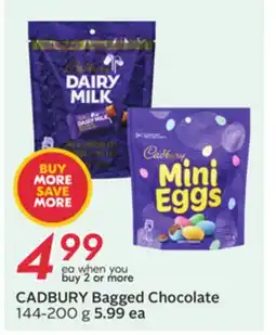 Sobeys CADBURY Bagged Chocolate offer