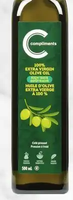 Sobeys COMPLIMENTS Extra Virgin Olive Oil offer
