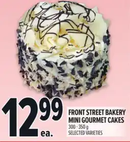 Metro FRONT STREET BAKERY MINI GOURMET CAKES offer