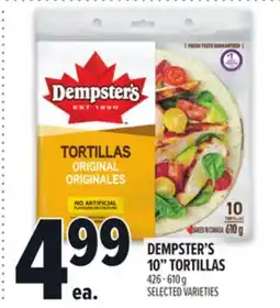 Metro DEMPSTER'S 10 TORTILLAS offer