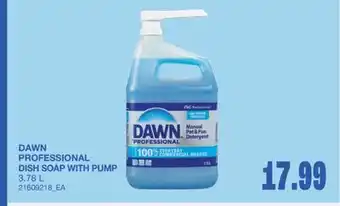 Wholesale Club PROFESSIONAL DISH SOAP WITH PUMP offer