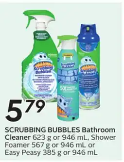 Sobeys SCRUBBING BUBBLES Bathroom Cleaner offer