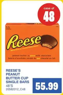 Wholesale Club PEANUT BUTTER CUP SINGLE BARS, 48'S offer