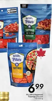 Sobeys PILLER'S Pepperoni Toppings offer