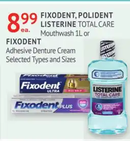 IDA Pharmacy FIXODENT, POLIDENT, LISTERINE offer