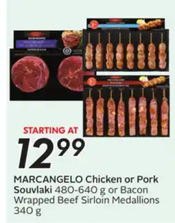 Sobeys MARCANGELO Chicken or Pork Souvlaki offer