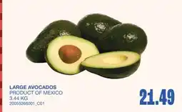 Wholesale Club LARGE AVOCADOS offer
