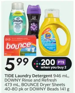 Sobeys TIDE Laundry Detergent offer