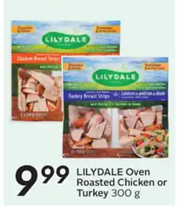 Sobeys LILYDALE Oven Roasted Chicken Turkey offer