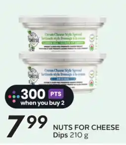 Sobeys NUTS FOR CHEESE Dips offer