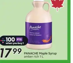 Sobeys PANACHE Maple Syrup offer