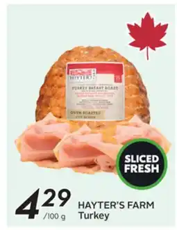 Sobeys HAYTER'S FARM Turkey offer