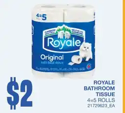 Wholesale Club BATHROOM TISSUE, 4=5 ROLLS offer