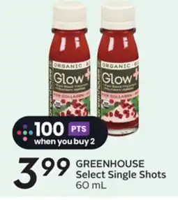 Sobeys GREENHOUSE Select Single Shots offer