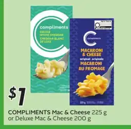 Sobeys COMPLIMENTS Mac & Cheese offer