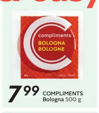 Sobeys COMPLIMENTS Bologna offer