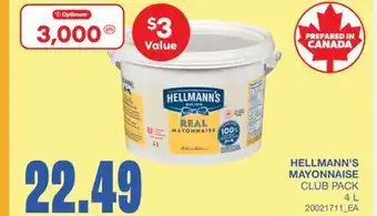 Wholesale Club MAYONNAISE offer