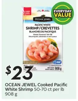 Sobeys OCEAN JEWEL Cooked Pacific White Shrimp offer
