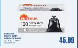 Wholesale Club HEAVY DUTY GARBAGE BAGS, 35 X 50, 100'S offer