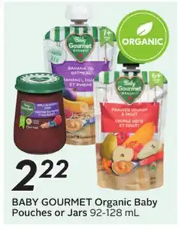 Sobeys BABY GOURMET Organic Baby Pouches or Jars offer