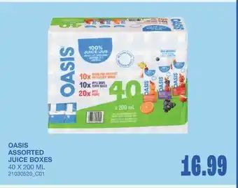Wholesale Club ASSORTED JUICE BOXES offer
