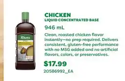 Wholesale Club CHICKEN LIQUID CONCENTRATED BASE offer