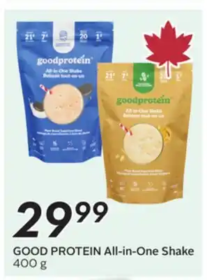 Sobeys GOOD PROTEIN All-in-One Shake offer