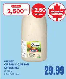 Wholesale Club CREAMY CAESAR DRESSING offer