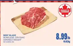 Wholesale Club BEEF BLADE offer
