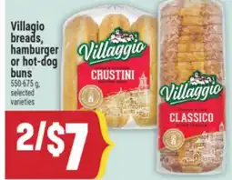 Marché Adonis Villagio breads, hamburger or hot-dog buns offer