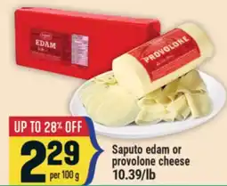 Marché Adonis Saputo edam or provolone cheese offer