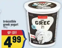 Marché Adonis Irrésistible greek yogurt offer