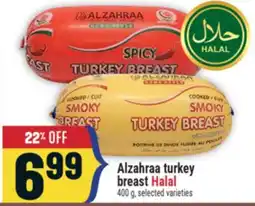 Marché Adonis Alzahraa turkey breast Halal offer