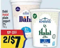 Marché Adonis Dahi Halal plain yogurt 2% offer