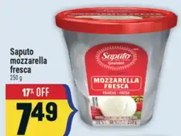 Marché Adonis Saputo mozzarella fresca offer
