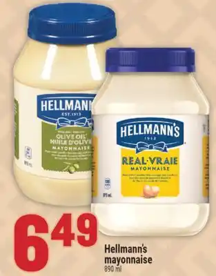 Marché Adonis Hellmann's mayonnaise offer