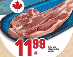Marché Adonis Halal lamb shoulder slice offer