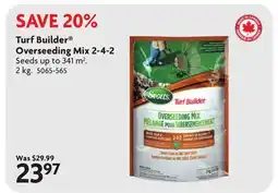 Home Hardware Turf Builder Overseeding Mix 2-4-2 offer