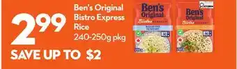 Longo's Bistro Express Rice offer