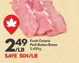 Longo's Fresh Ontario Pork Button Bones offer
