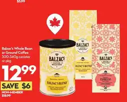 Longo's Whole Bean or Ground Coffee offer