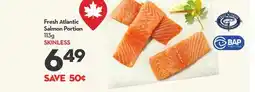 Longo's Fresh Atlantic Salmon Portion offer