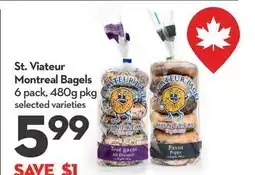 Longo's Montreal Bagels offer