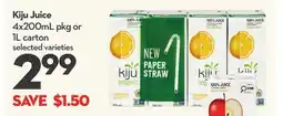 Longo's Kiju Juice offer