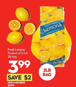 Longo's Fresh Lemons offer