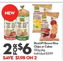 Longo's Brown Rice Chips or Cakes offer