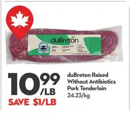 Longo's Raised Without Antibiotics Pork Tenderloin offer